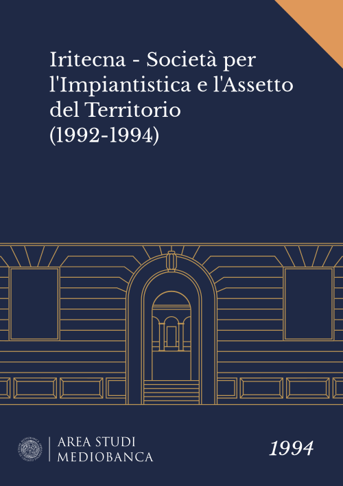 Immagine copertina - Iritecna - Società per l'Impiantistica e l'Assetto del Territorio (1992-1994)