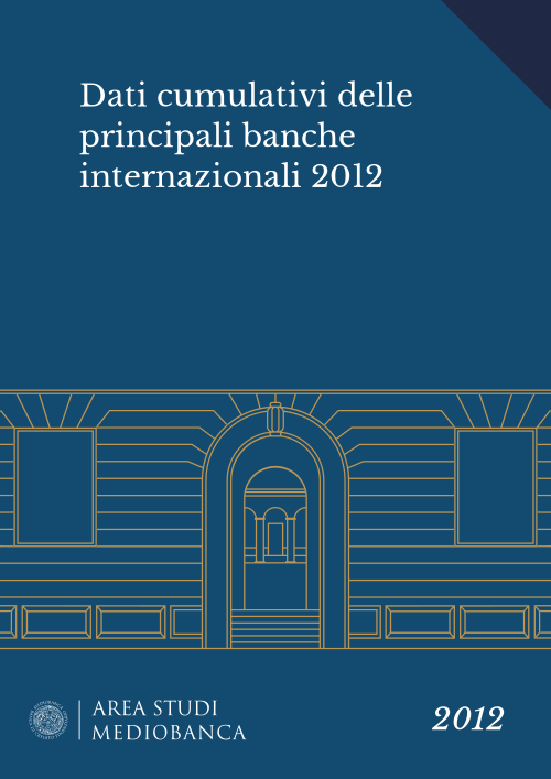 Immagine copertina - Dati cumulativi delle principali banche internazionali 2012