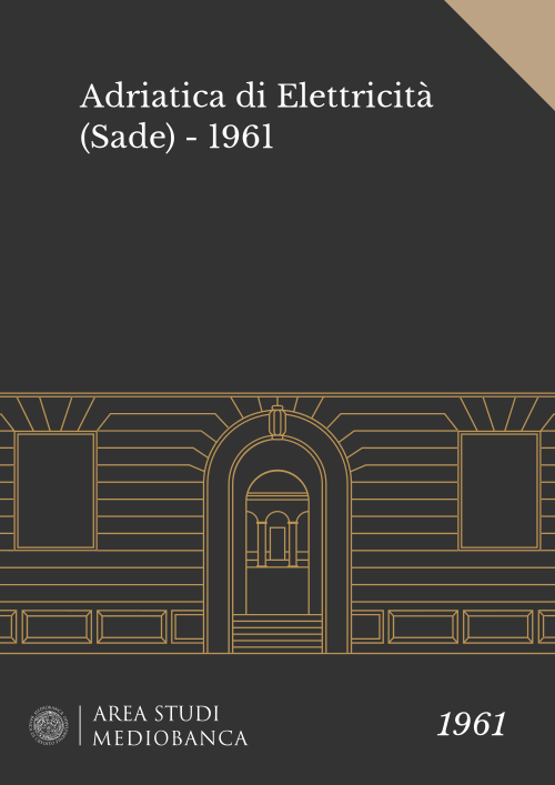 Immagine copertina - Adriatica di Elettricità (Sade) - 1961