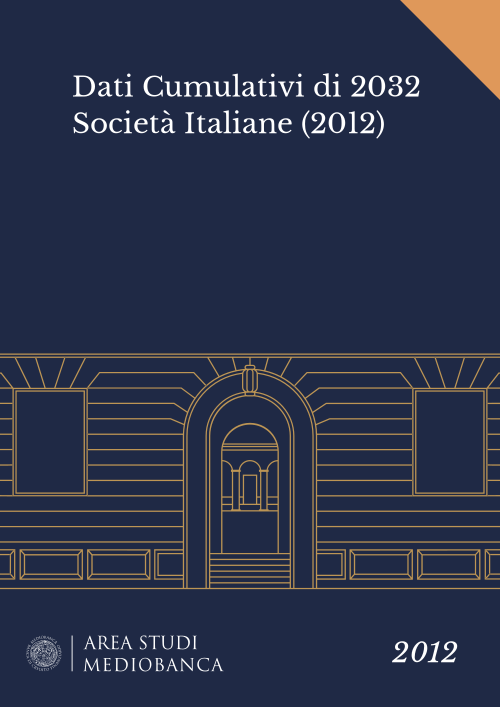 Immagine copertina - Dati Cumulativi di 2032 Società Italiane (2012)