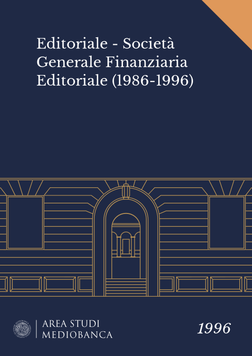 Immagine copertina - Editoriale - Società Generale Finanziaria Editoriale (1986-1996)