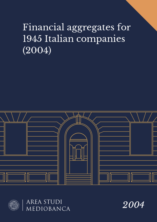 Immagine copertina - Financial aggregates for 1945 Italian companies (2004)