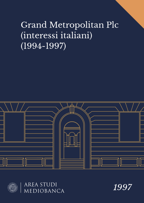 Immagine copertina - Grand Metropolitan Plc (interessi italiani) (1994-1997)