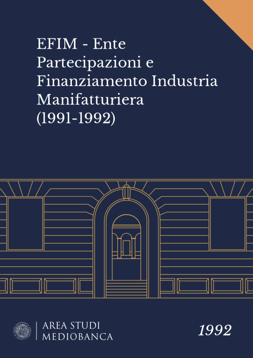 Immagine copertina - EFIM - Ente Partecipazioni e Finanziamento Industria Manifatturiera (1991-1992)