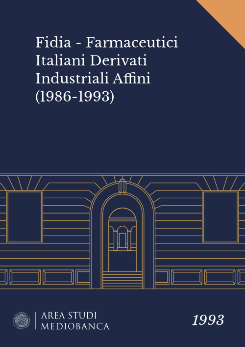 Immagine copertina - Fidia - Farmaceutici Italiani Derivati Industriali Affini (1986-1993)