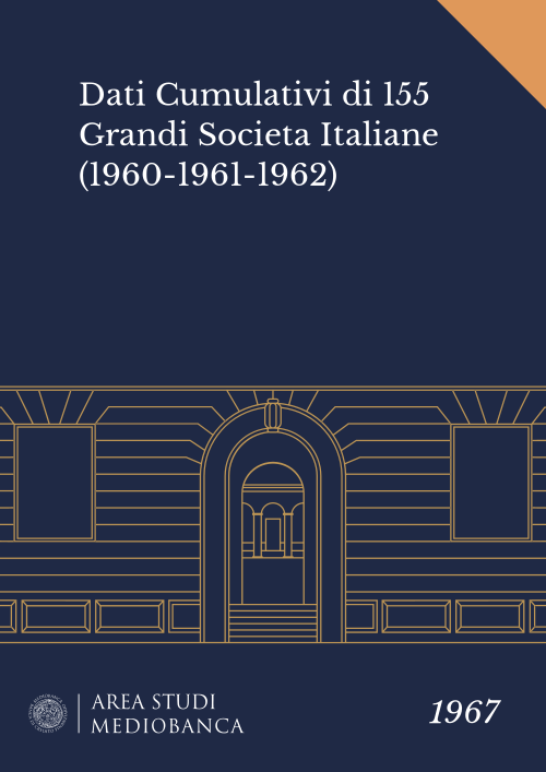 Immagine copertina - Dati Cumulativi di 155 Grandi Societa Italiane (1960-1961-1962)