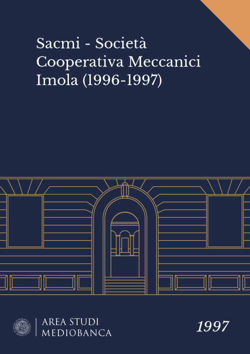 Immagine copertina - Sacmi - Società Cooperativa Meccanici Imola (1996-1997)