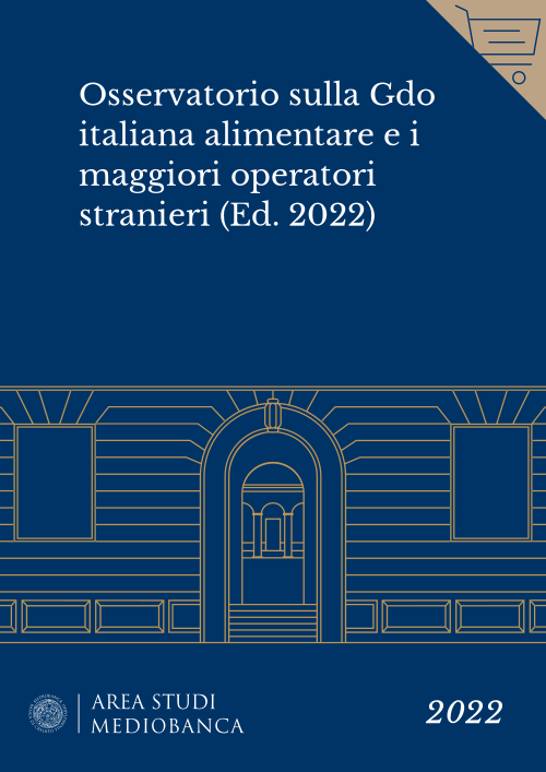 Immagine copertina - Osservatorio sulla Gdo italiana alimentare e i maggiori operatori stranieri (Ed. 2022)