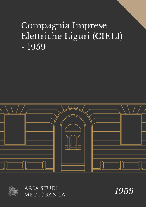 Immagine copertina - Compagnia Imprese Elettriche Liguri (CIELI) - 1959