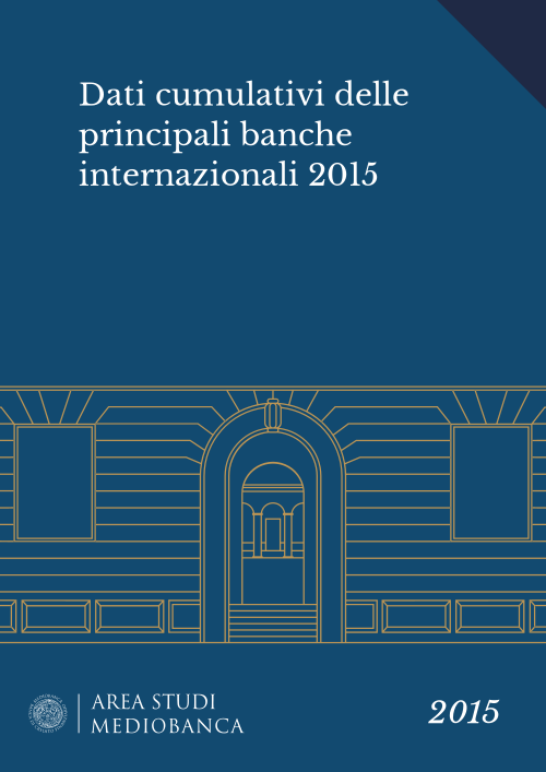 Immagine copertina - Dati cumulativi delle principali banche internazionali 2015