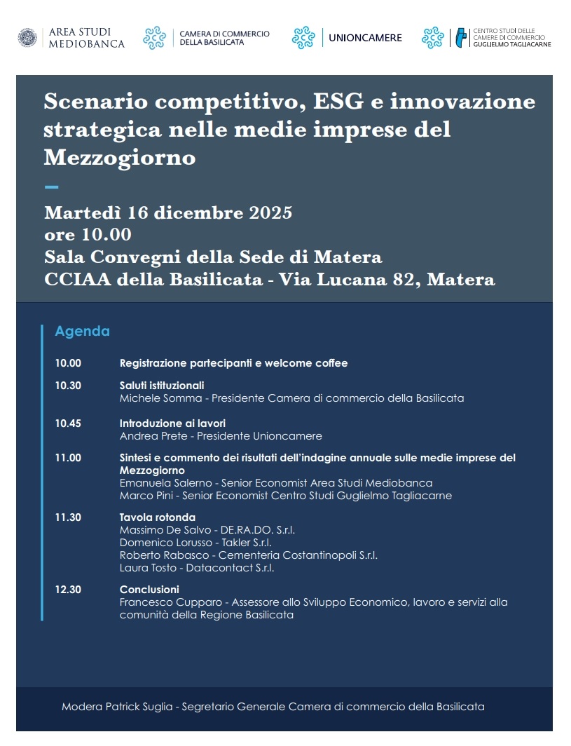 Scenario competitivo, ESG e innovazione strategica nelle medie imprese del Mezzogiorno